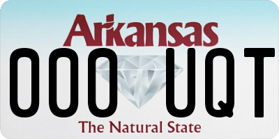 AR license plate 000UQT