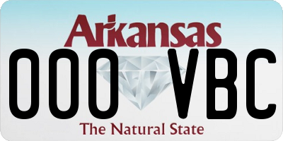 AR license plate 000VBC
