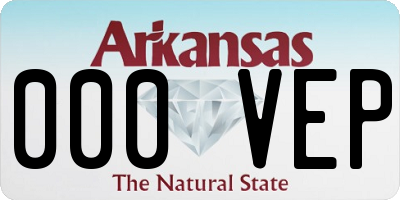 AR license plate 000VEP