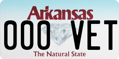 AR license plate 000VET