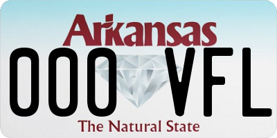 AR license plate 000VFL