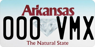 AR license plate 000VMX
