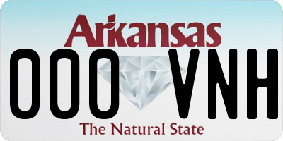 AR license plate 000VNH