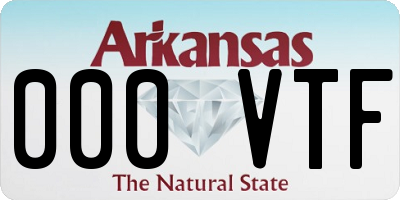 AR license plate 000VTF