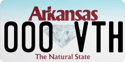 AR license plate 000VTH