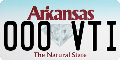 AR license plate 000VTI
