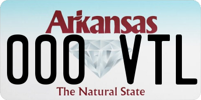AR license plate 000VTL
