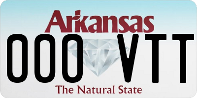 AR license plate 000VTT