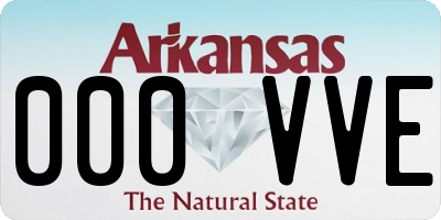 AR license plate 000VVE