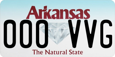 AR license plate 000VVG