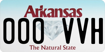 AR license plate 000VVH