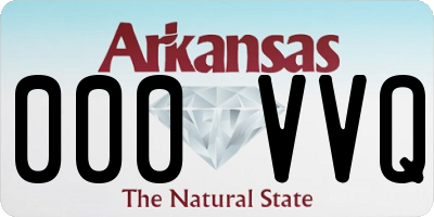 AR license plate 000VVQ