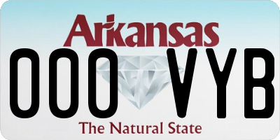 AR license plate 000VYB
