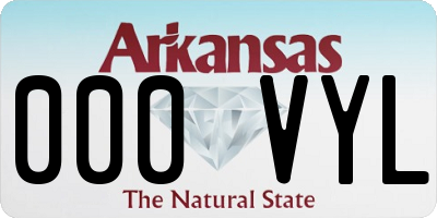 AR license plate 000VYL