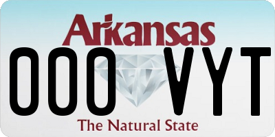 AR license plate 000VYT