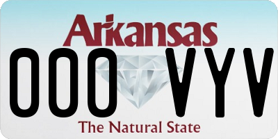 AR license plate 000VYV