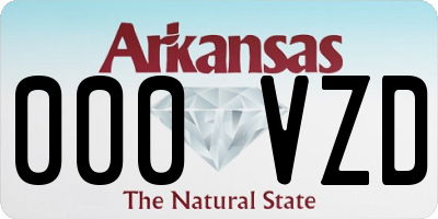 AR license plate 000VZD