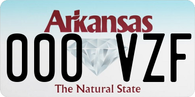 AR license plate 000VZF