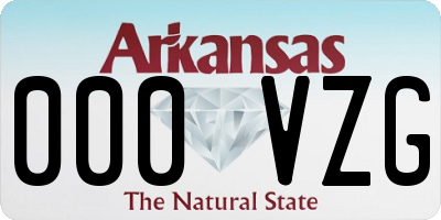 AR license plate 000VZG