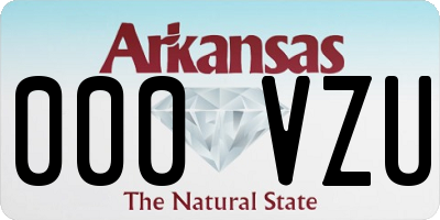 AR license plate 000VZU