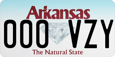 AR license plate 000VZY