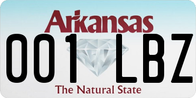 AR license plate 001LBZ