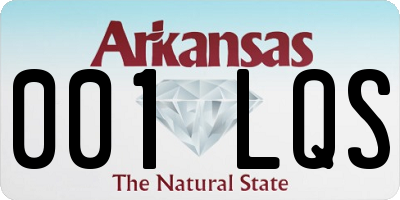 AR license plate 001LQS