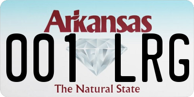 AR license plate 001LRG