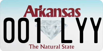 AR license plate 001LYY