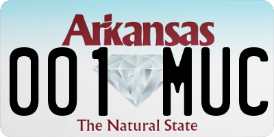 AR license plate 001MUC