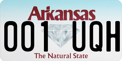 AR license plate 001UQH