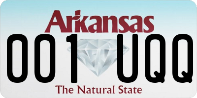 AR license plate 001UQQ