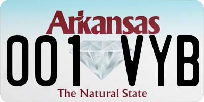 AR license plate 001VYB