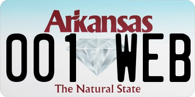 AR license plate 001WEB