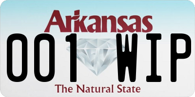 AR license plate 001WIP