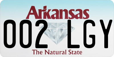 AR license plate 002LGY
