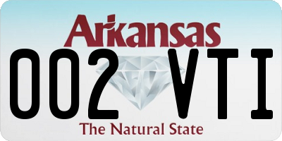 AR license plate 002VTI