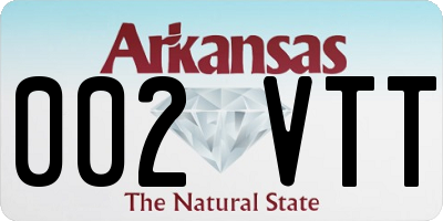 AR license plate 002VTT