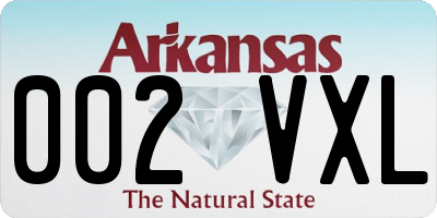 AR license plate 002VXL