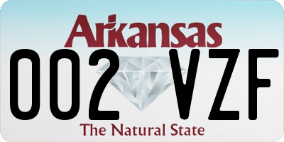 AR license plate 002VZF