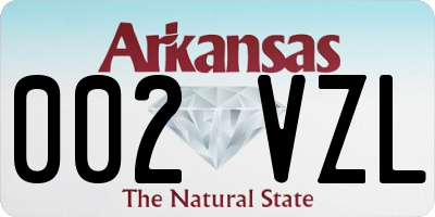AR license plate 002VZL