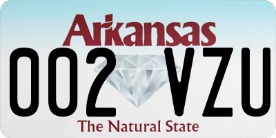 AR license plate 002VZU