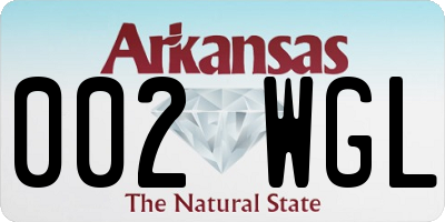AR license plate 002WGL