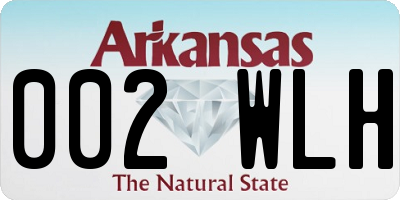 AR license plate 002WLH