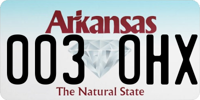 AR license plate 003OHX