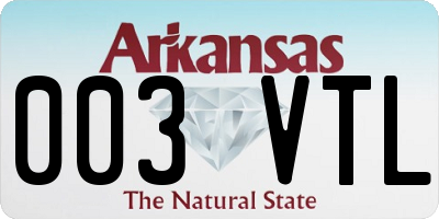 AR license plate 003VTL