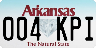 AR license plate 004KPI