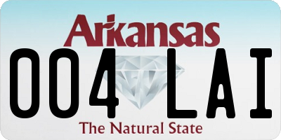 AR license plate 004LAI