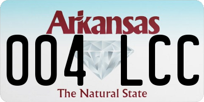 AR license plate 004LCC