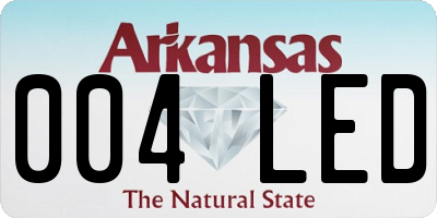 AR license plate 004LED